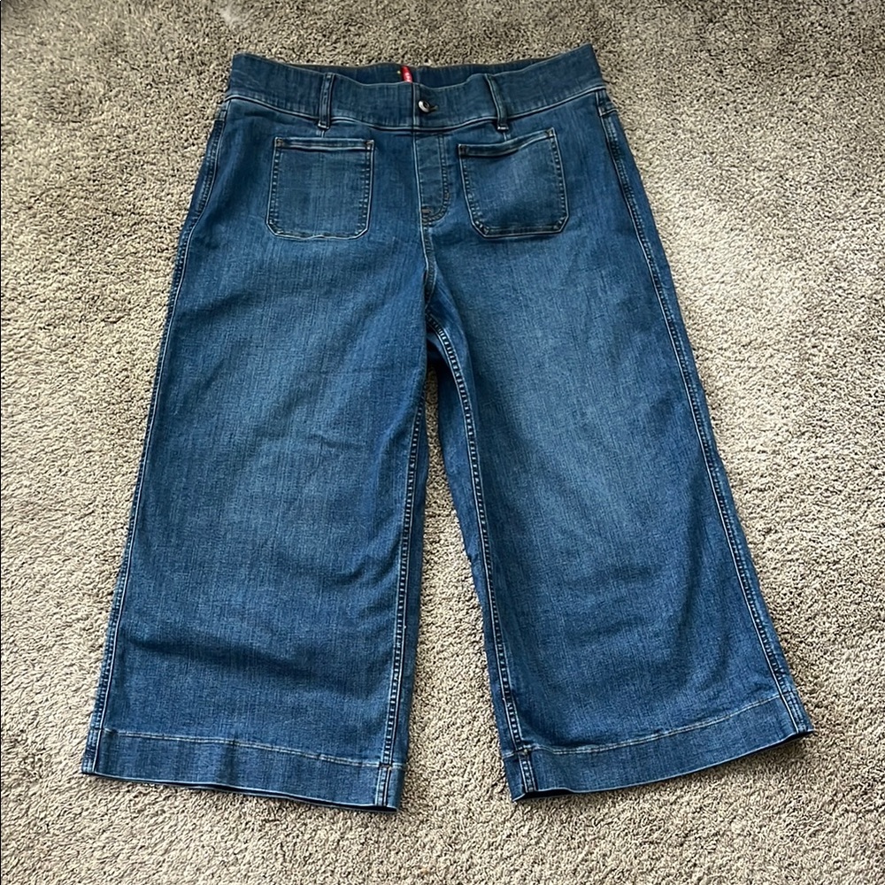 EUC SPANX Everywear cropped stretch denim 1X Petite